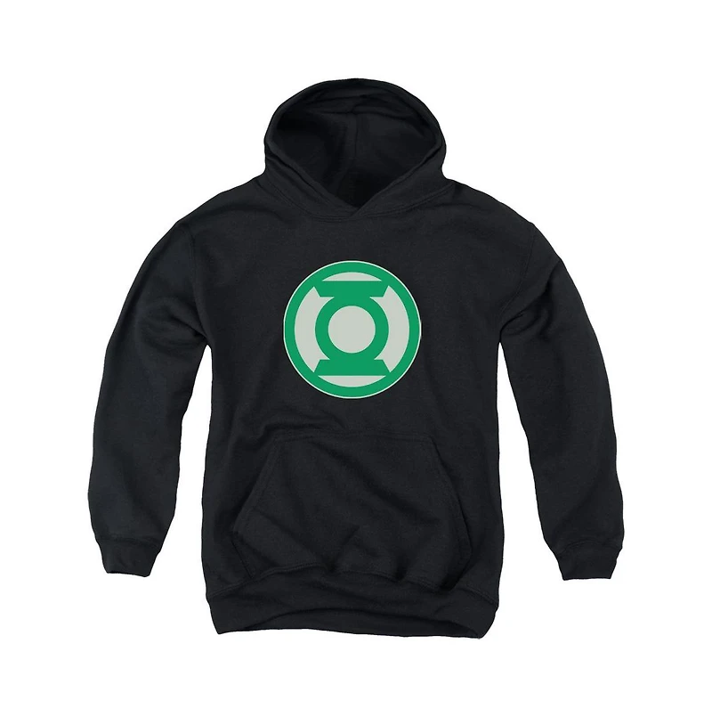 Green Lantern Youth Symbol Pull Over Hoodie / Hooded Sweatshirt