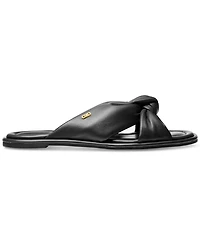 Michael Kors Elena Knotted Slide Sandals