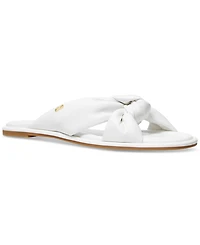 Michael Kors Elena Knotted Slide Sandals