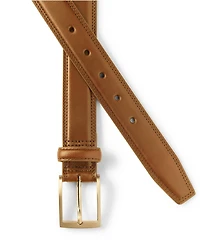 Lands' End Men's Classic Leather Chino Belt