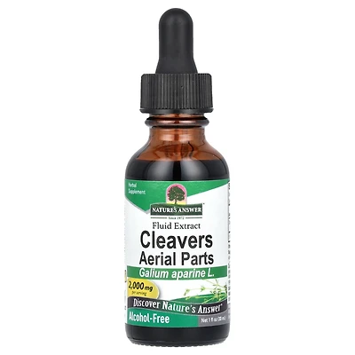 Nature's Answer Cleavers Aerial Parts Fluid Extract Alcohol Free 2 000 mg - 1 fl oz (30