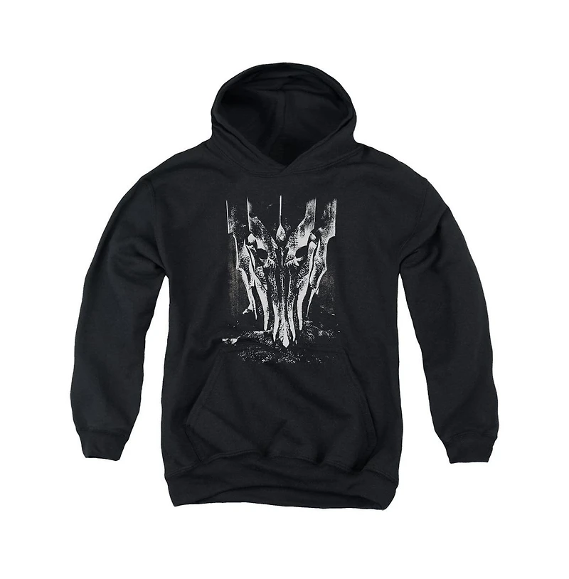 Lord Of The Rings Youth Big Sauron Head Pull Over Hoodie / Hooded Sweatshirt