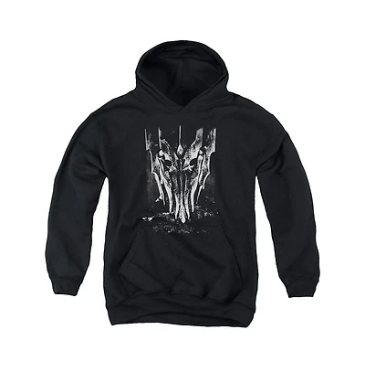 Lord Of The Rings Youth Big Sauron Head Pull Over Hoodie / Hooded Sweatshirt