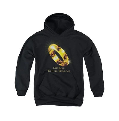 Lord Of The Rings Youth One Ring Pull Over Hoodie / Hooded Sweatshirt