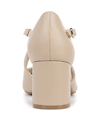 LifeStride Women's Tracy Crisscross Block Heel Pumps