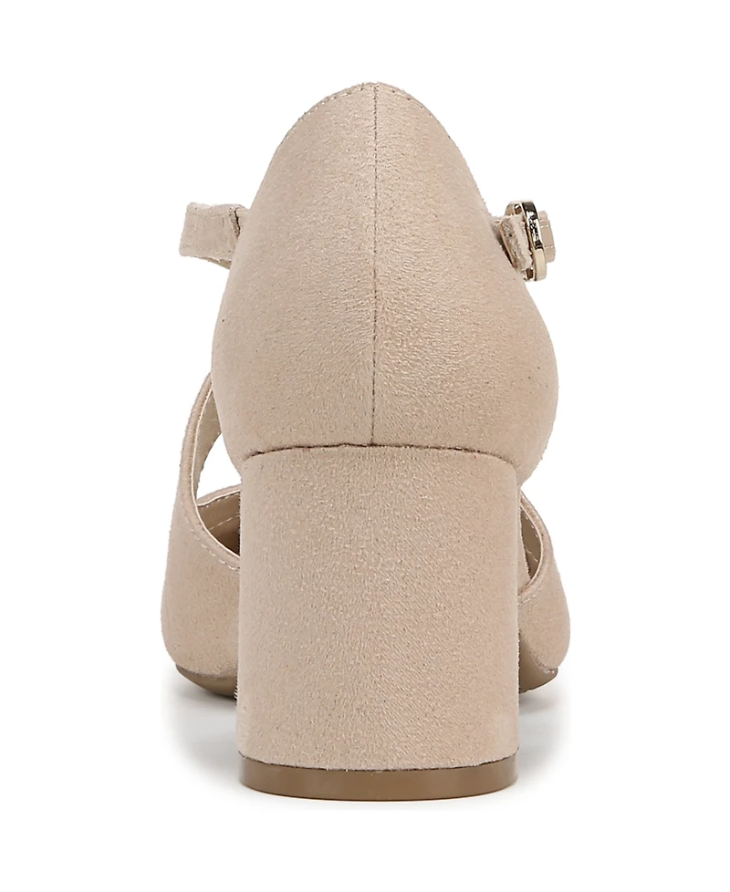 LifeStride Women's Tracy Crisscross Block Heel Pumps