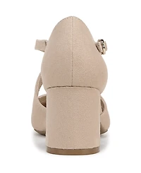 LifeStride Women's Tracy Crisscross Block Heel Pumps