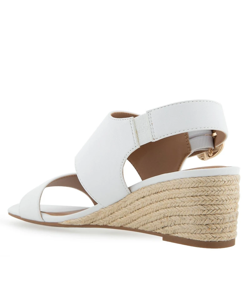 Aerosoles Women's Worth Open Toe Wedge Sandals