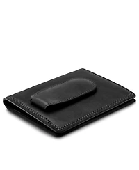 Bosca Men's Wallet, Dolce Leather Front Pocket Bifold Wallet with Magnetic Clip