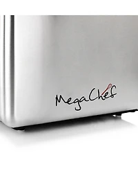 MegaChef 4 Slice Stainless Steel Toaster
