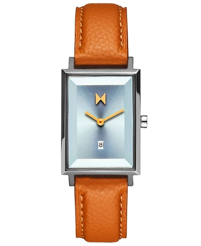 Mvmt Women's Quartz Signature Square Tan Leather Watch 24mm