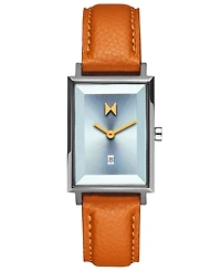 Mvmt Women's Quartz Signature Square Tan Leather Watch 24mm