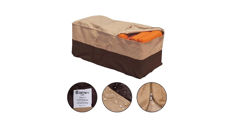 Slickblue Outdoor Waterproof Chaise Cushion Storage Bag