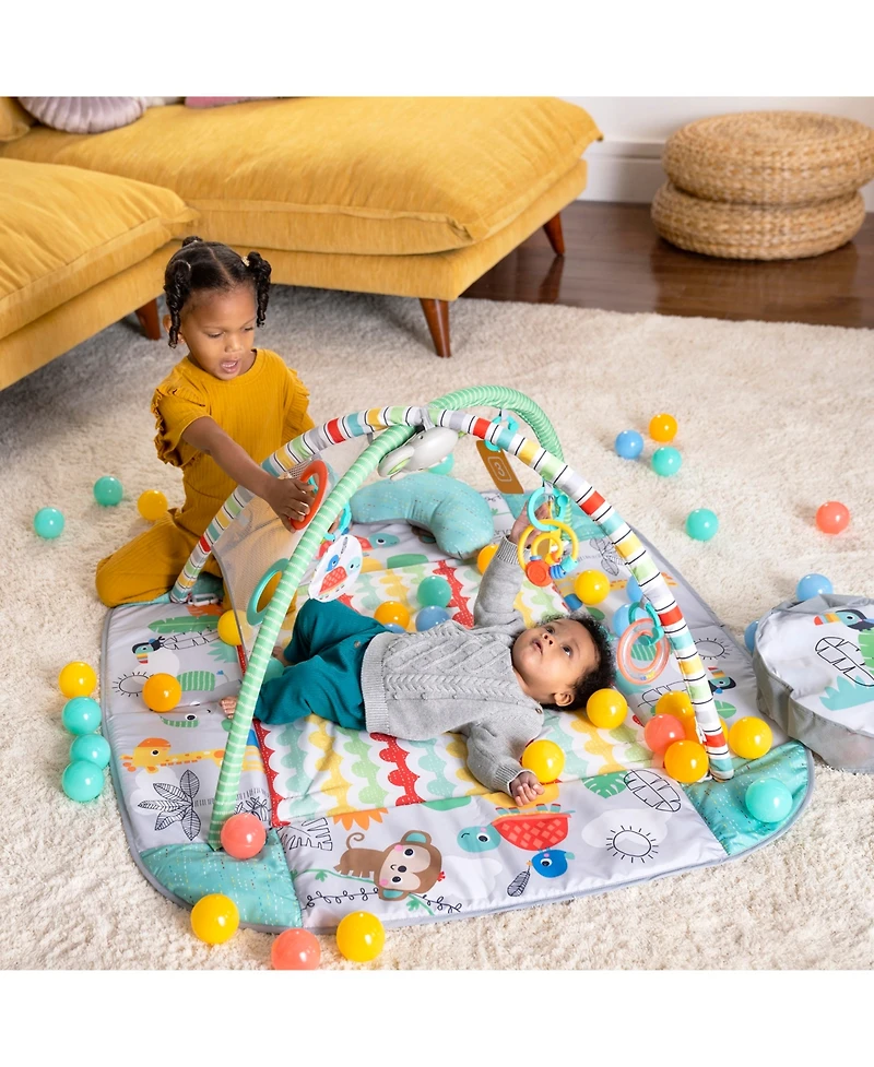 5-in-1 Your Way Ball Play Activity Gym Ball Pit - Totally Tropical