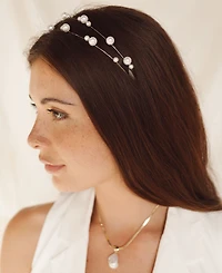 Ettika Topped in Imitation Pearls Headband