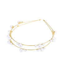 Ettika Topped in Imitation Pearls Headband