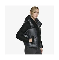 Women's Vega Mixed Media Short Down Coat