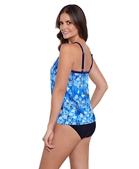 Shapesolver by Mimi Flamingo Women's ShapeSolver High Neck Tankini Swimsuit Top