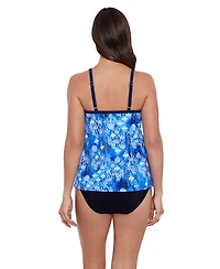 Shapesolver by Mimi Flamingo Women's ShapeSolver High Neck Tankini Swimsuit Top