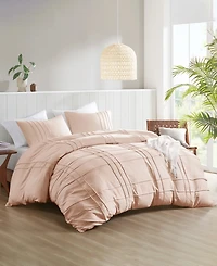 510 Design Porter Washed Pleated -Pc. Duvet Cover Set