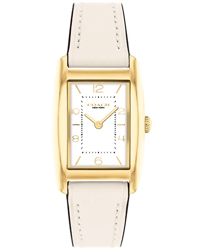 Coach Women's Reese Chalk Leather Watch 24mm