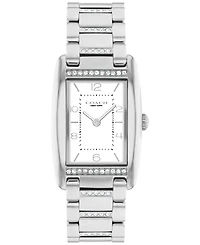 Coach Women's Reese Silver-Tone Stainless Steel Crystal Watch 24mm
