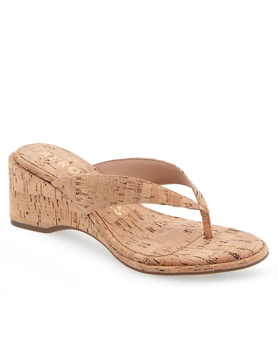 Aerosoles Women's Nero Wedge Flip Flop Sandals