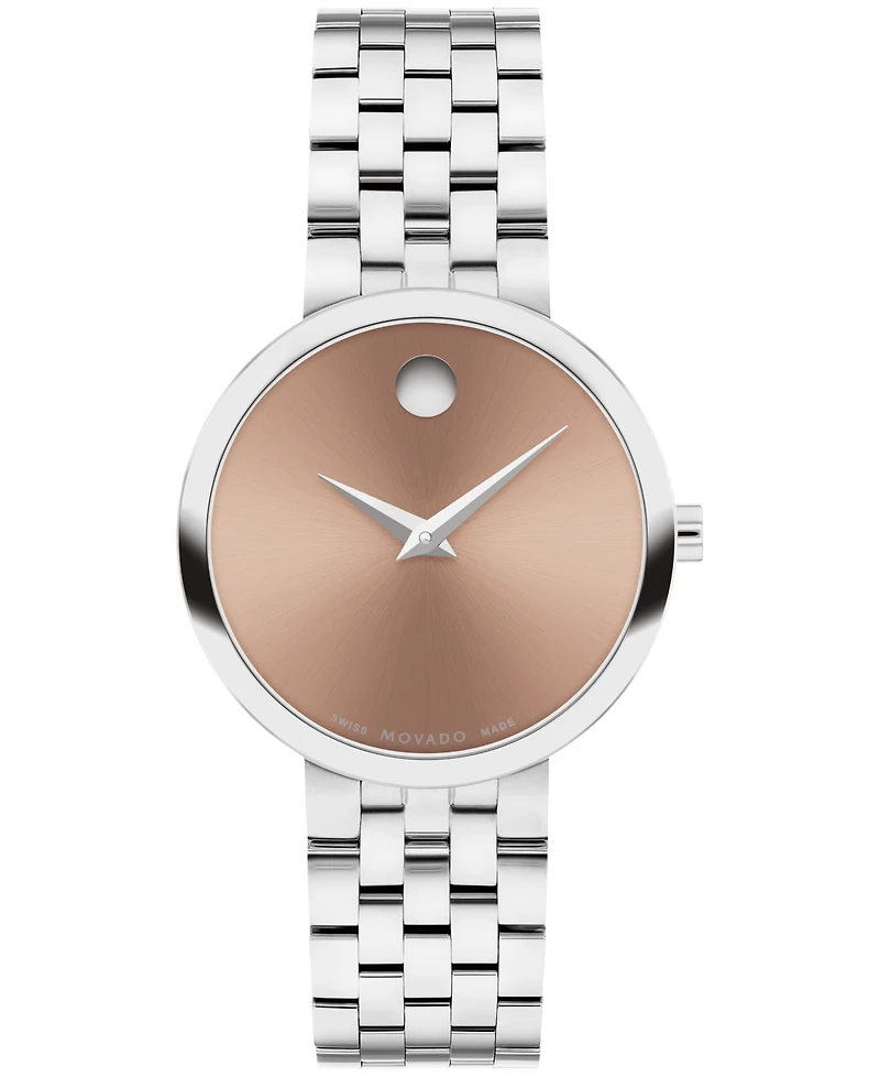 Movado Women's Museum Classic Swiss Quartz Stainless Steel 29.9mm Watch