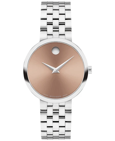 Movado Women's Museum Classic Swiss Quartz Stainless Steel 29.9mm Watch