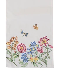 Lenox Butterfly Meadow Garden Embroidered Runner