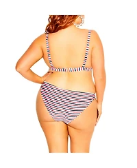 City Chic Plus Size Daisy Bikini Top