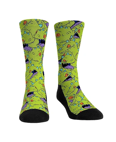 Men's and Women's Rock 'Em Socks Rugrats Reptar Attack! Crew Socks