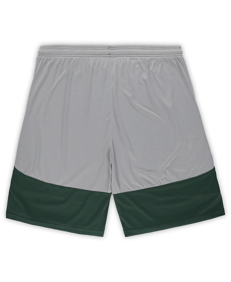 Men's Fanatics Green Green Bay Packers Big and Tall Team Logo Shorts