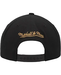 Men's Mitchell & Ness Black Vegas Golden Knights Core Team Script 2.0 Snapback Hat