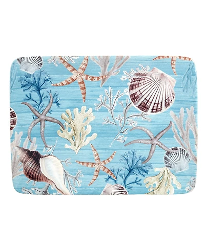 Certified International Beyond the Shore Rectangular Platter