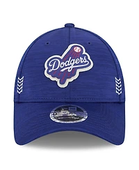 Men's New Era Royal Los Angeles Dodgers 2024 Clubhouse 9FORTY Adjustable Hat