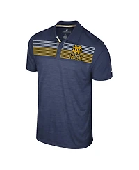 Men's Colosseum Navy Notre Dame Fighting Irish Big and Tall Langmore Polo Shirt
