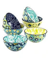 Certified International Tapestry All Purpose Bowls, Set of 6