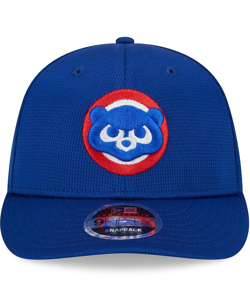 Men's New Era Royal Chicago Cubs 2024 Batting Practice Low Profile 9FIFTY Snapback Hat