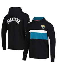 Men's Tommy Hilfiger Black Jacksonville Jaguars Morgan Long Sleeve Hoodie T-shirt