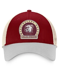 Men's Top of the World Maroon Mississippi State Bulldogs Refined Trucker Adjustable Hat