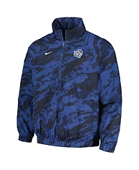 Men's Nike Navy Michigan Wolverines Anorak Half-Zip Jacket