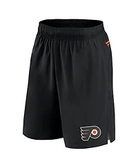 Men's Fanatics Black Philadelphia Flyers Authentic Pro Tech Shorts