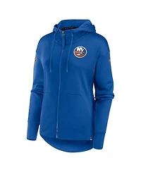 Women's Fanatics Royal New York Islanders Authentic Pro Scuba Full-Zip Hoodie