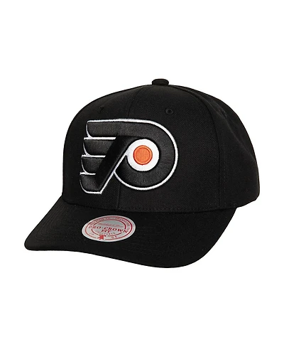 Men's Mitchell & Ness Black Philadelphia Flyers Team Ground Pro Adjustable Hat