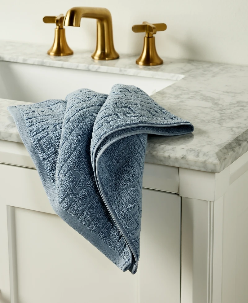 Hotel Collection Sculpted Chain-Link Hand Towel, 16" x 30", Exclusively at Macy's