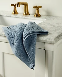 Hotel Collection Sculpted Chain-Link Hand Towel, 16" x 30", Exclusively at Macy's