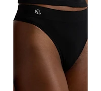 Lauren Ralph Women's Seamless Stretch Jersey Thong Underwear 4L0010