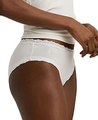 Lauren Ralph Women's Cotton & Lace Jersey Hipster Brief Underwear 4L0077