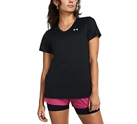 Under Armour Women's Tech V-Neck Short-Sleeve Top